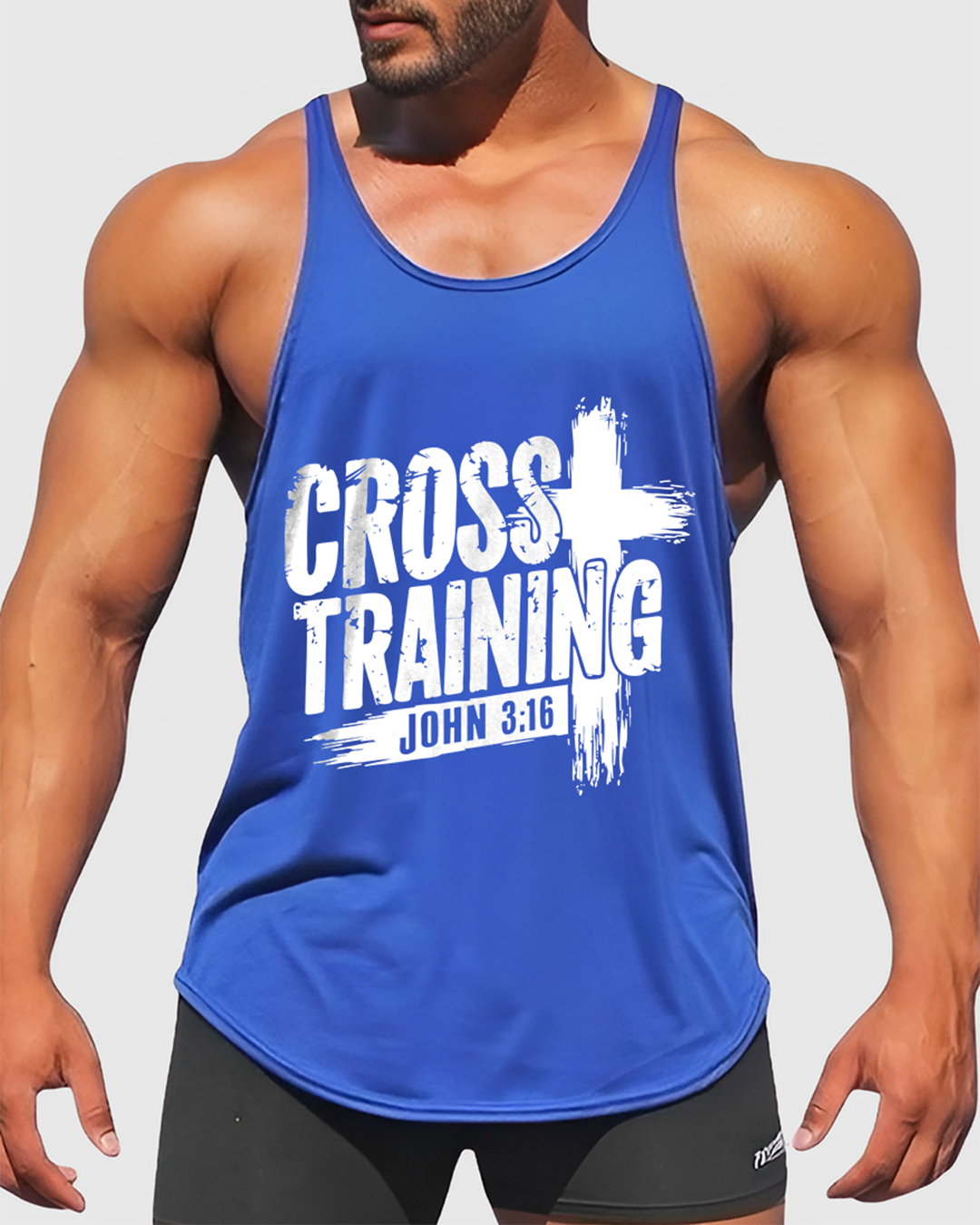 Cross Training John 3:16 - Men’s Bodybuilding Stringer Tank Top