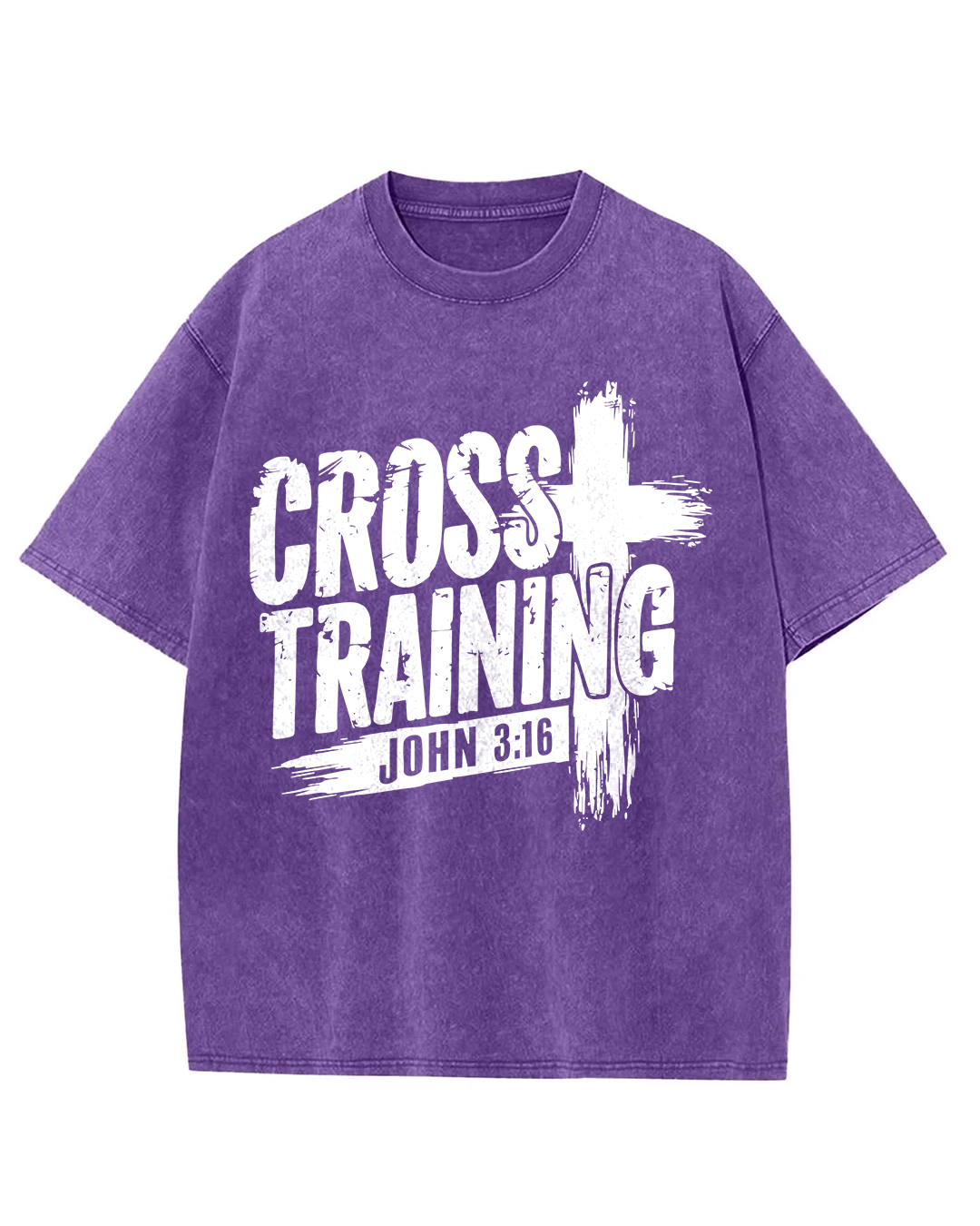 Cross Training John 3:16 - Oversized Washed T-Shirt
