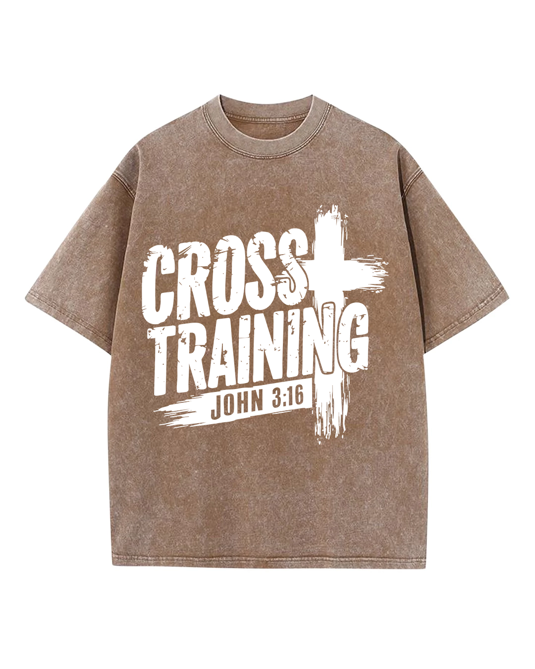 Cross Training John 3:16 - Oversized Washed T-Shirt