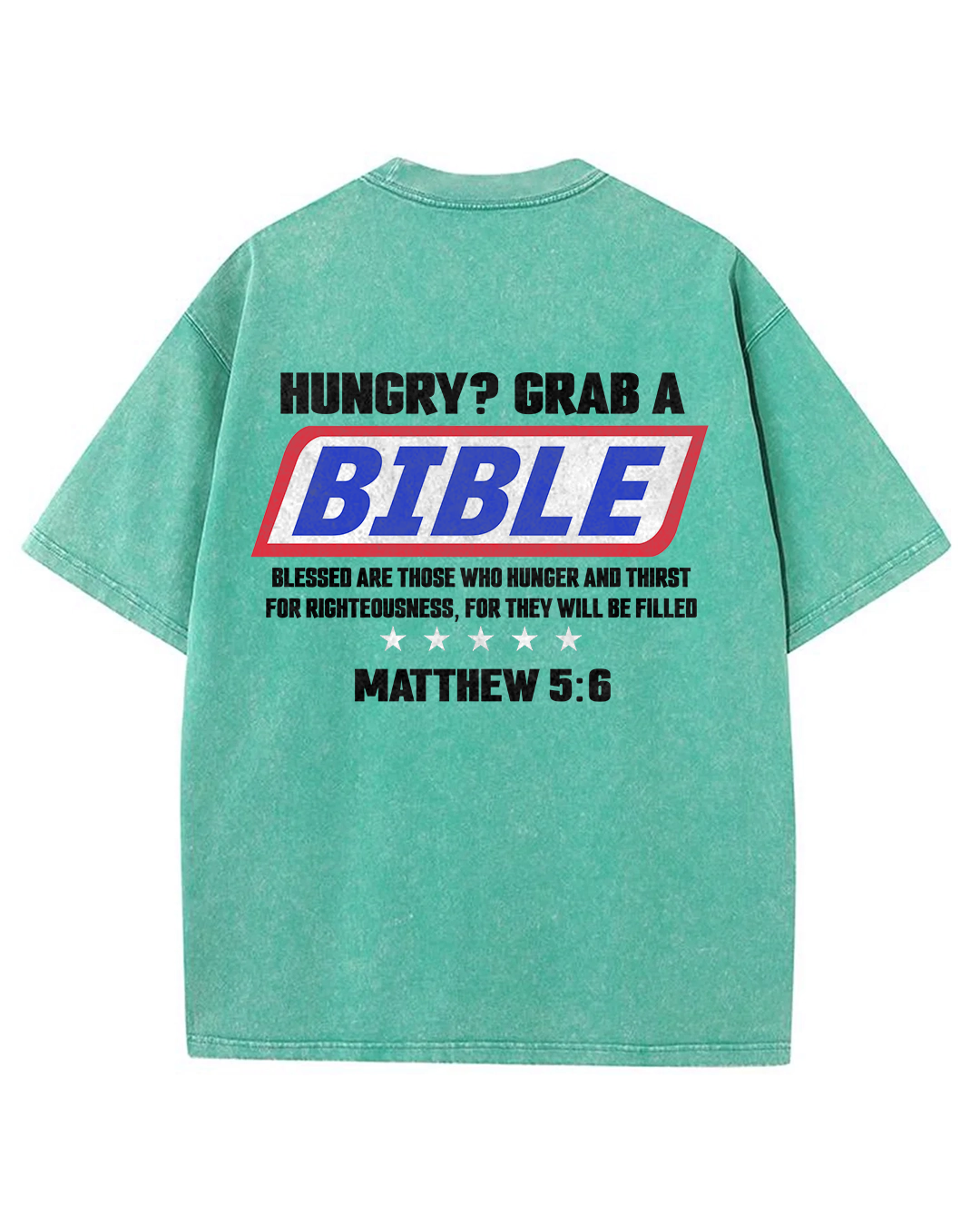 Grab a Bible - Oversized Washed T-Shirt