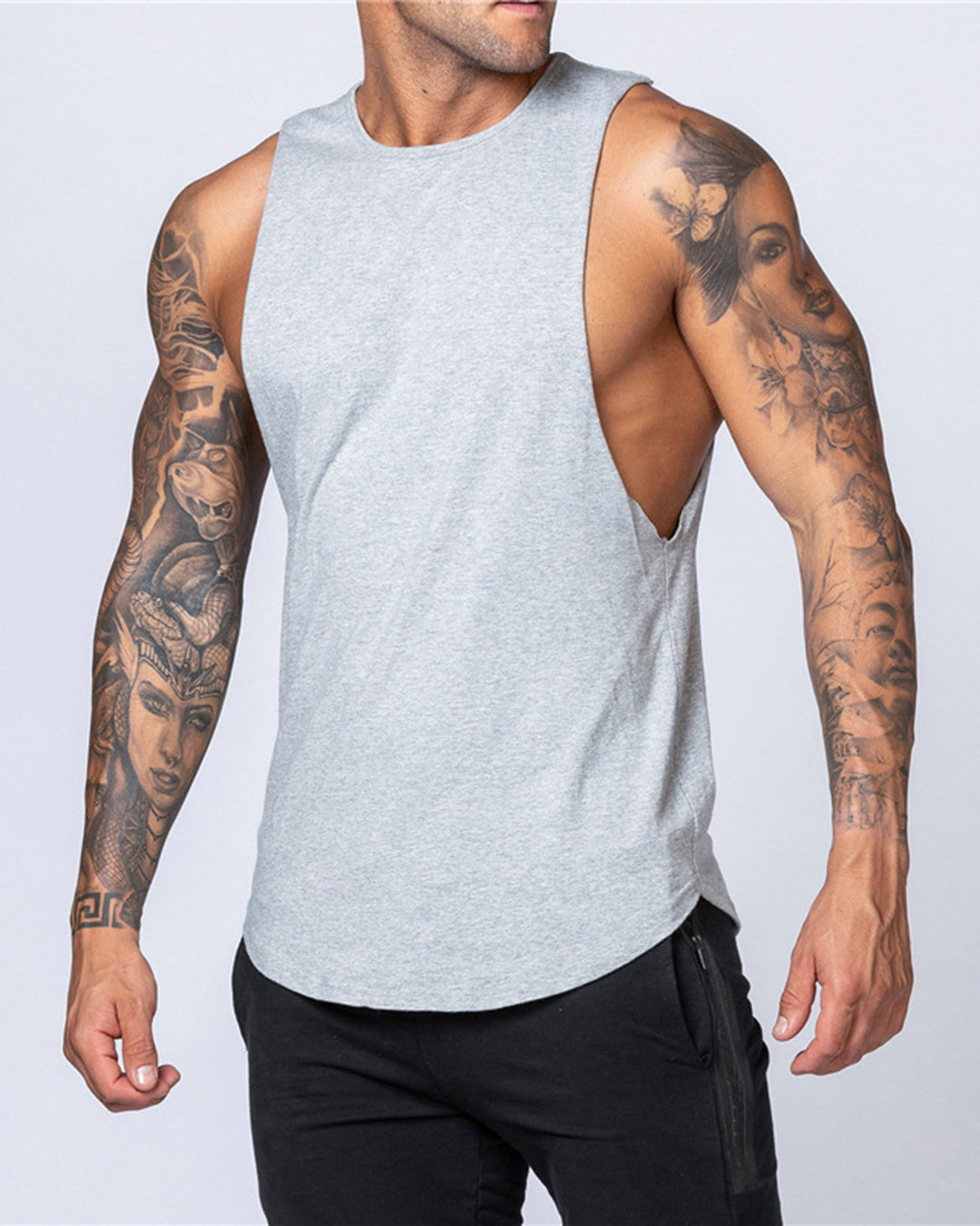Men’s Drop-Armhole Muscle Tank