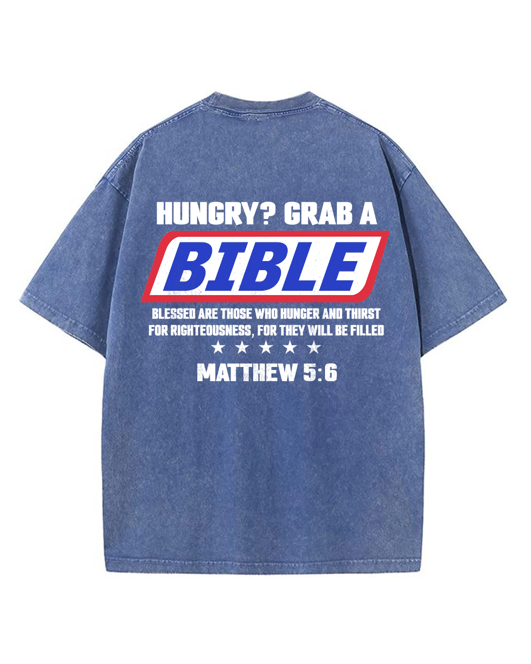 Grab a Bible - Oversized Washed T-Shirt