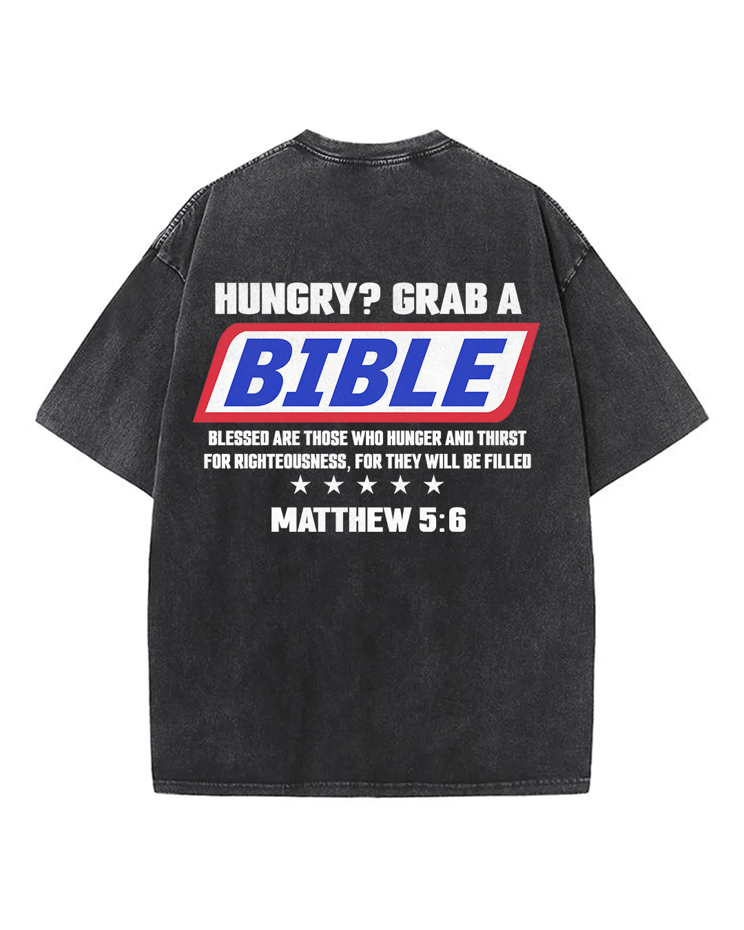 Grab a Bible - Oversized Washed T-Shirt
