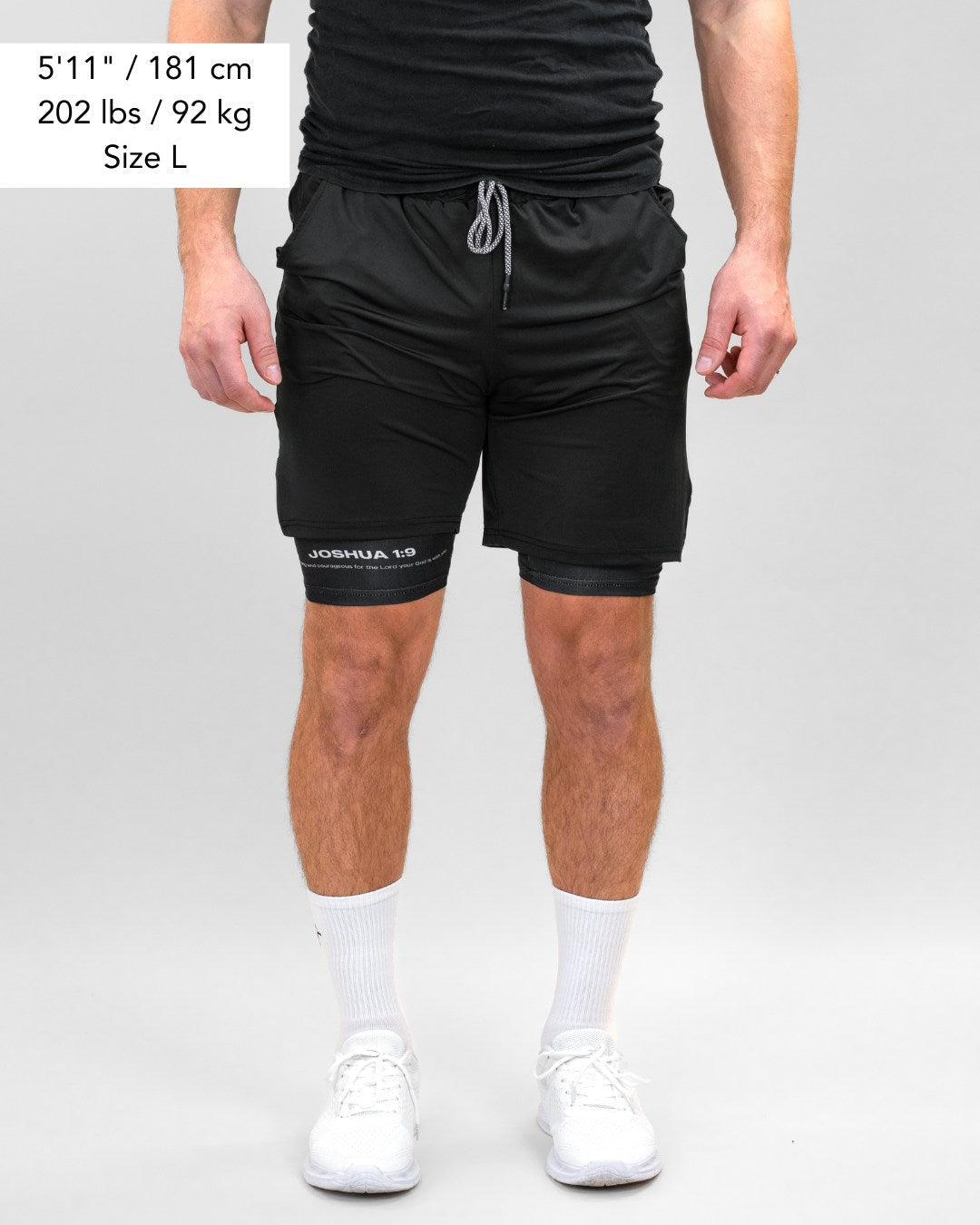 Joshua 1:9 Lion Performance Shorts