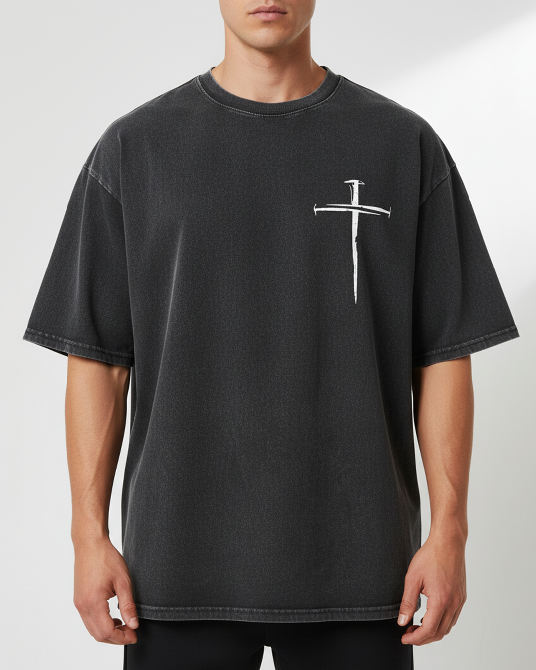 Lift Up His Name - Oversized Washed T-Shirt