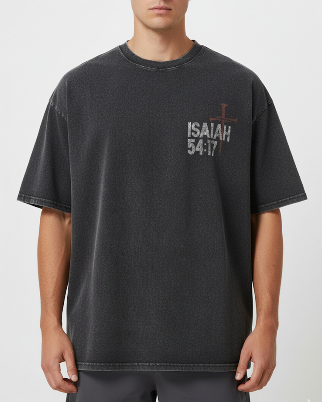 No Weapon Formed – Isaiah 54:17 - Oversized Washed T-Shirt