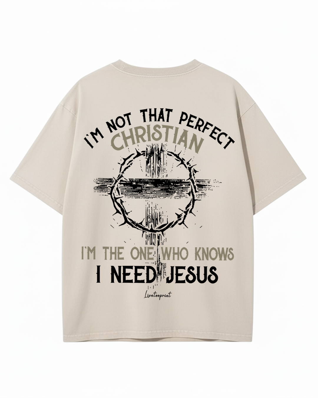Imperfect Christian - Oversized Washed T-Shirt