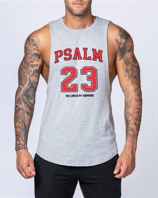 Psalm 23 - Men’s Drop-Armhole Muscle Tank
