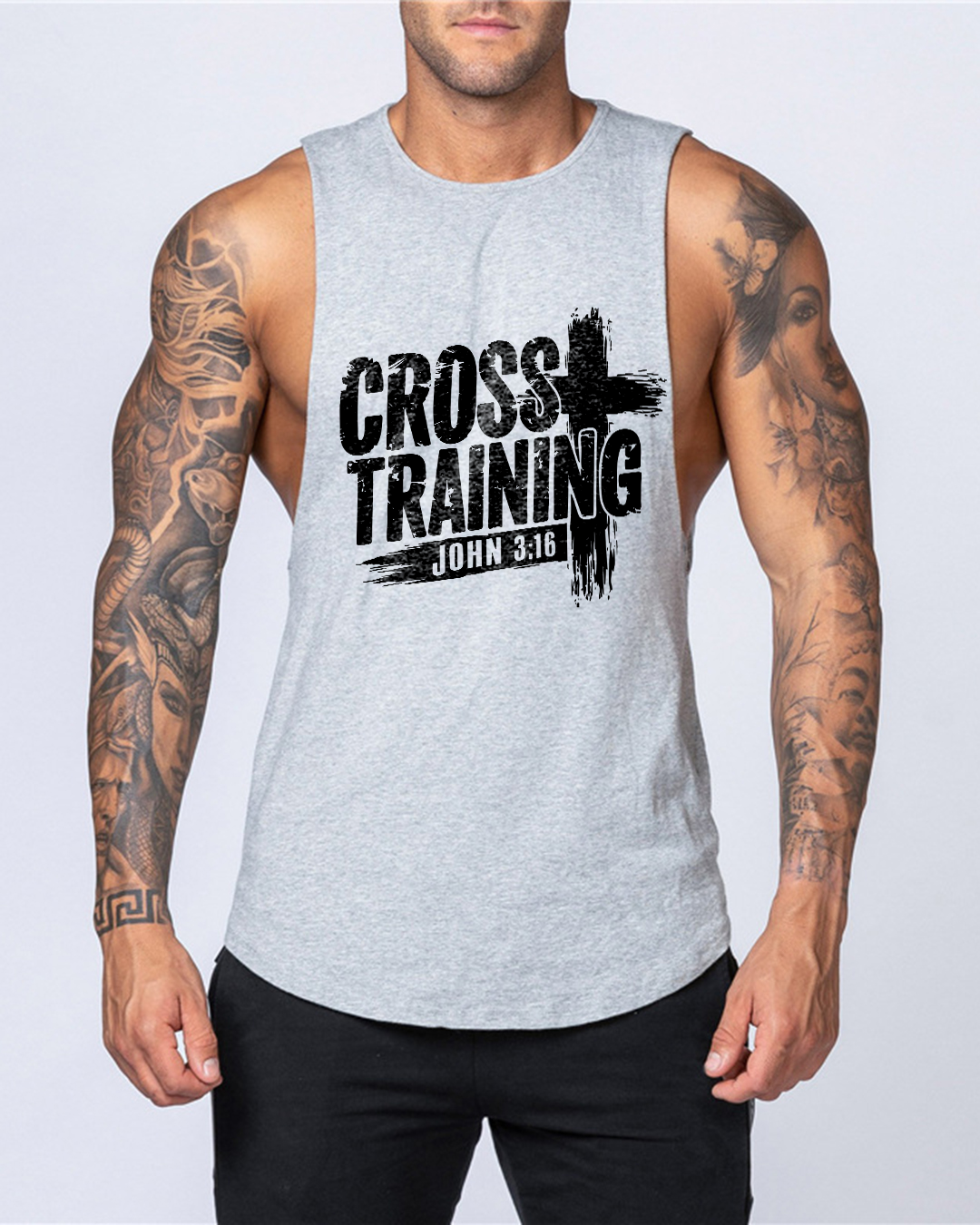 Cross Training John 3:16 - Men’s Drop-Armhole Muscle Tank