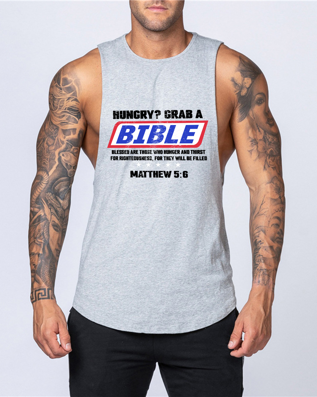 Grab a Bible - Men’s Drop-Armhole Muscle Tank