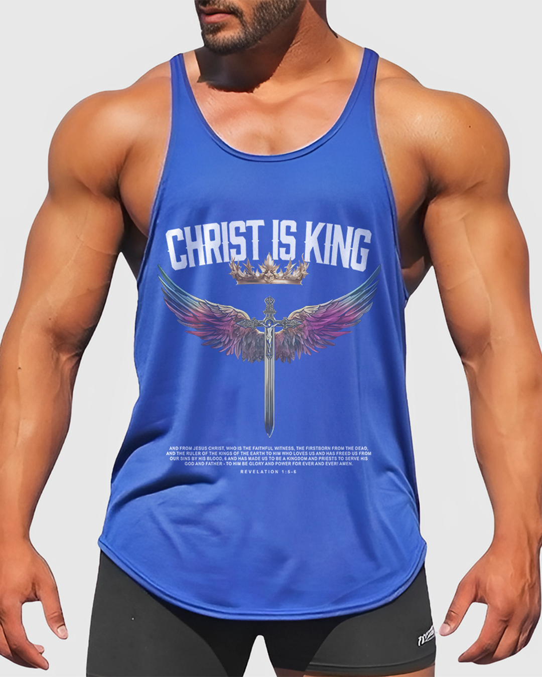 Christ is King - Men’s Bodybuilding Stringer Tank Top