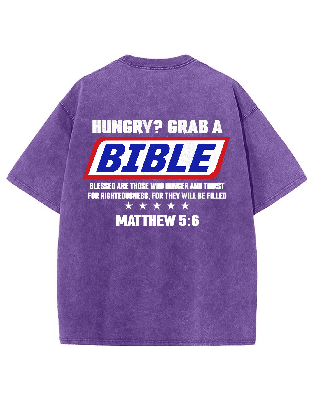 Grab a Bible - Oversized Washed T-Shirt