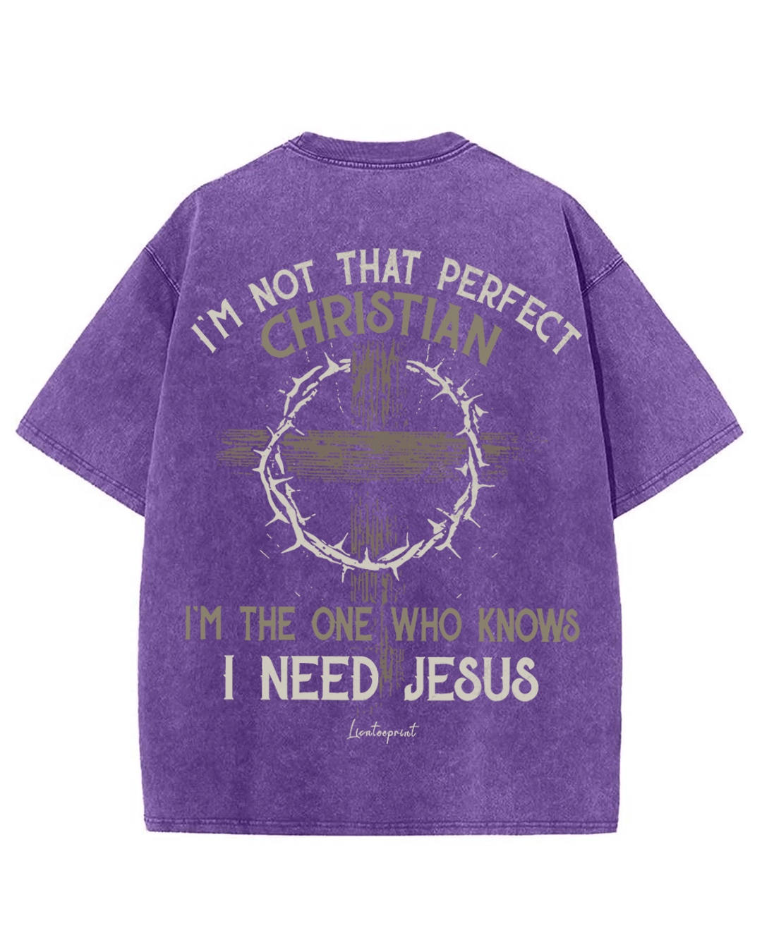 Imperfect Christian - Oversized Washed T-Shirt