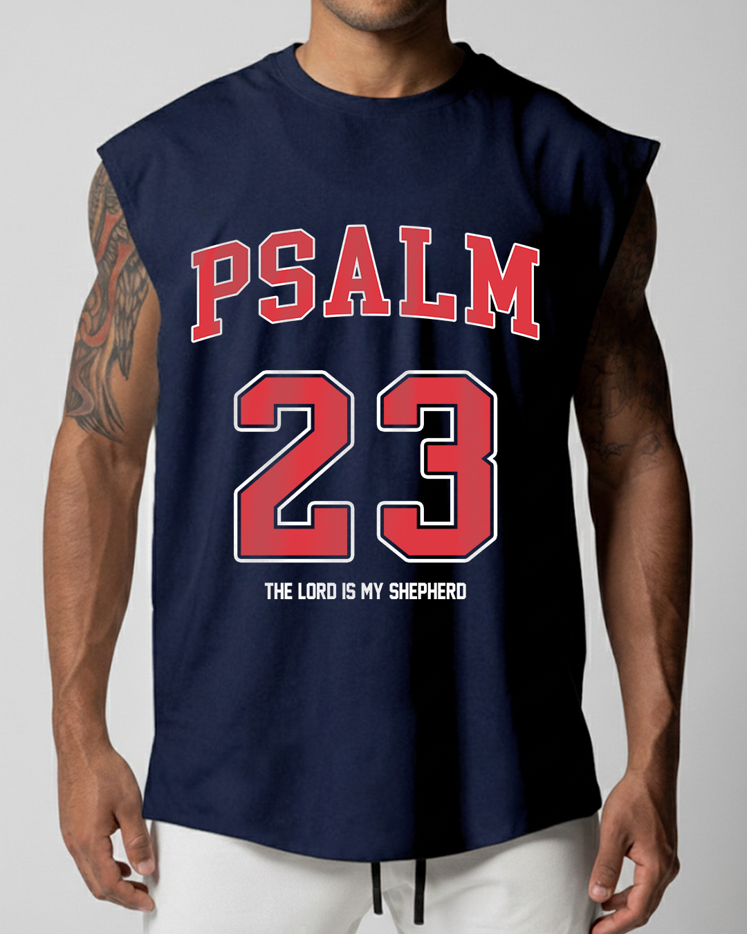 Psalm 23 - Men’s Sleeveless Cutoff T-Shirt