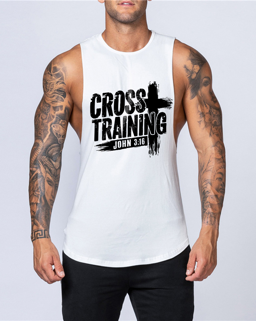 Cross Training John 3:16 - Men’s Drop-Armhole Muscle Tank