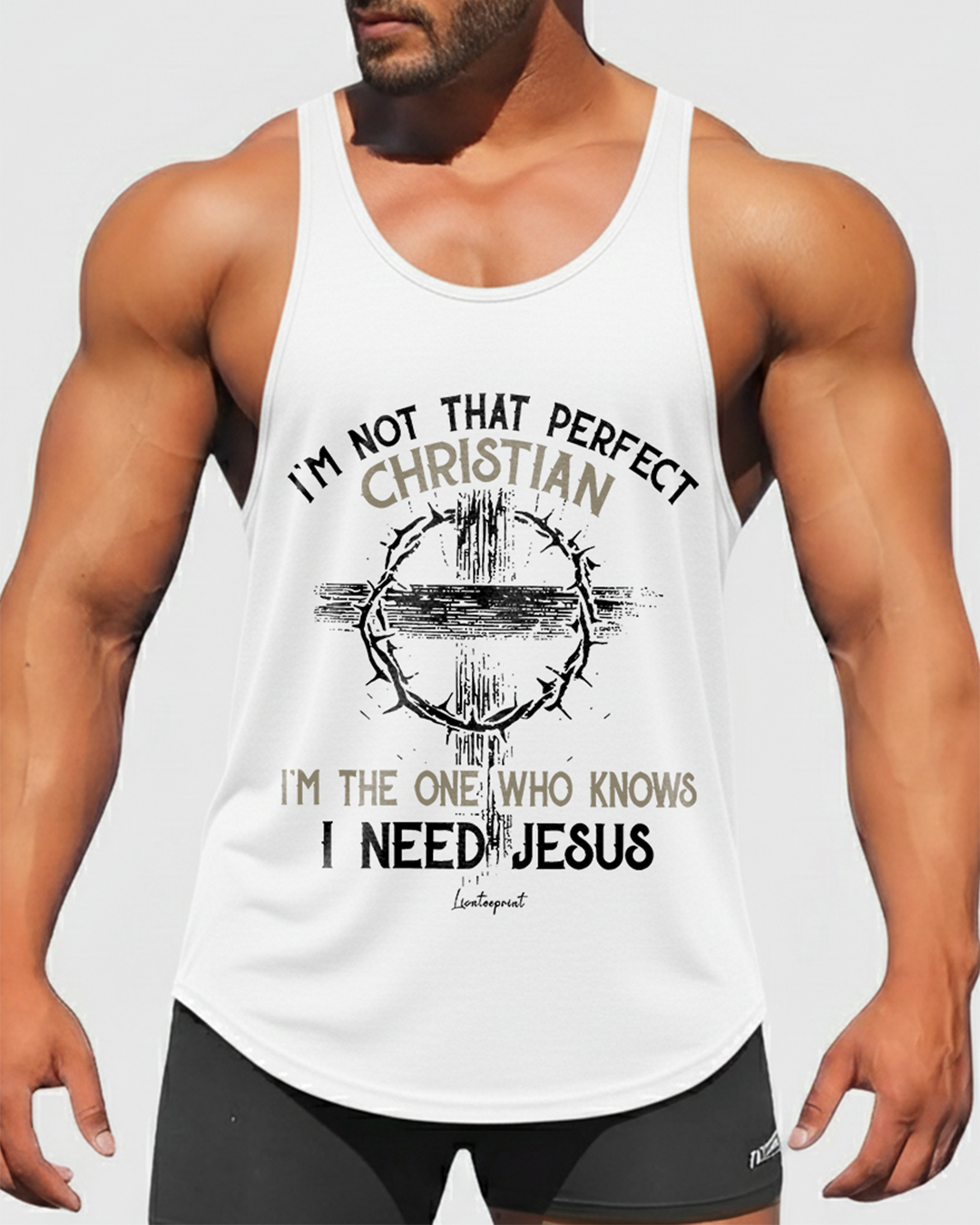 Imperfect Christian - Men’s Bodybuilding Stringer Tank Top