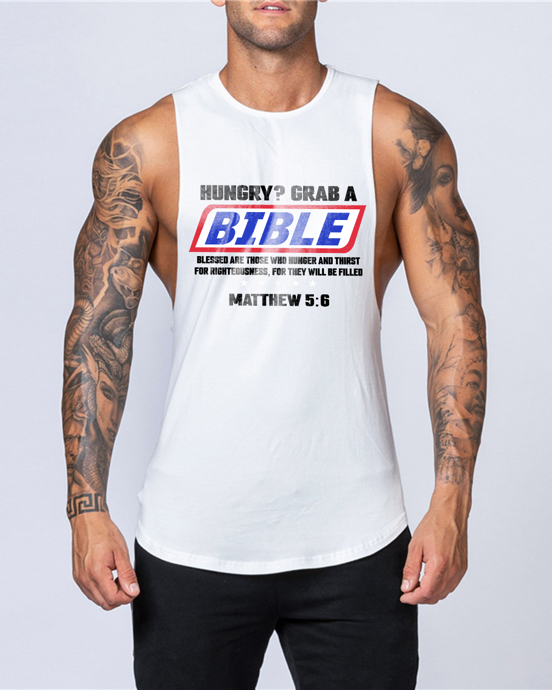 Grab a Bible - Men’s Drop-Armhole Muscle Tank