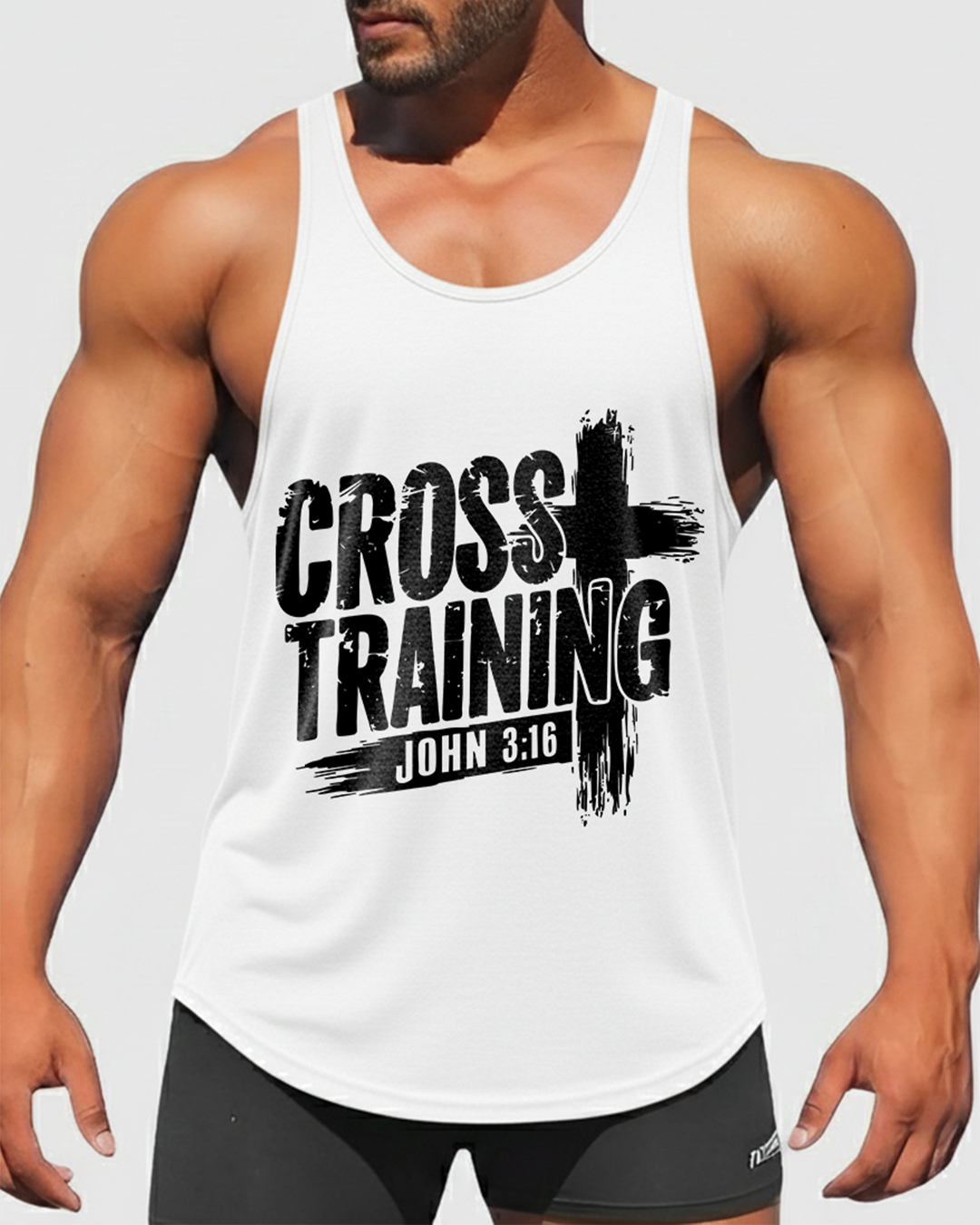 Cross Training John 3:16 - Men’s Bodybuilding Stringer Tank Top