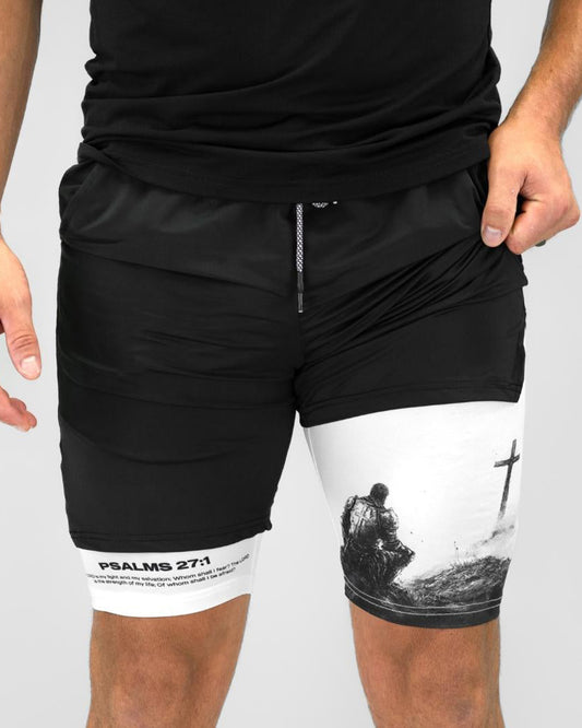 Psalms 27:1 Soldier’s Faith Performance Shorts