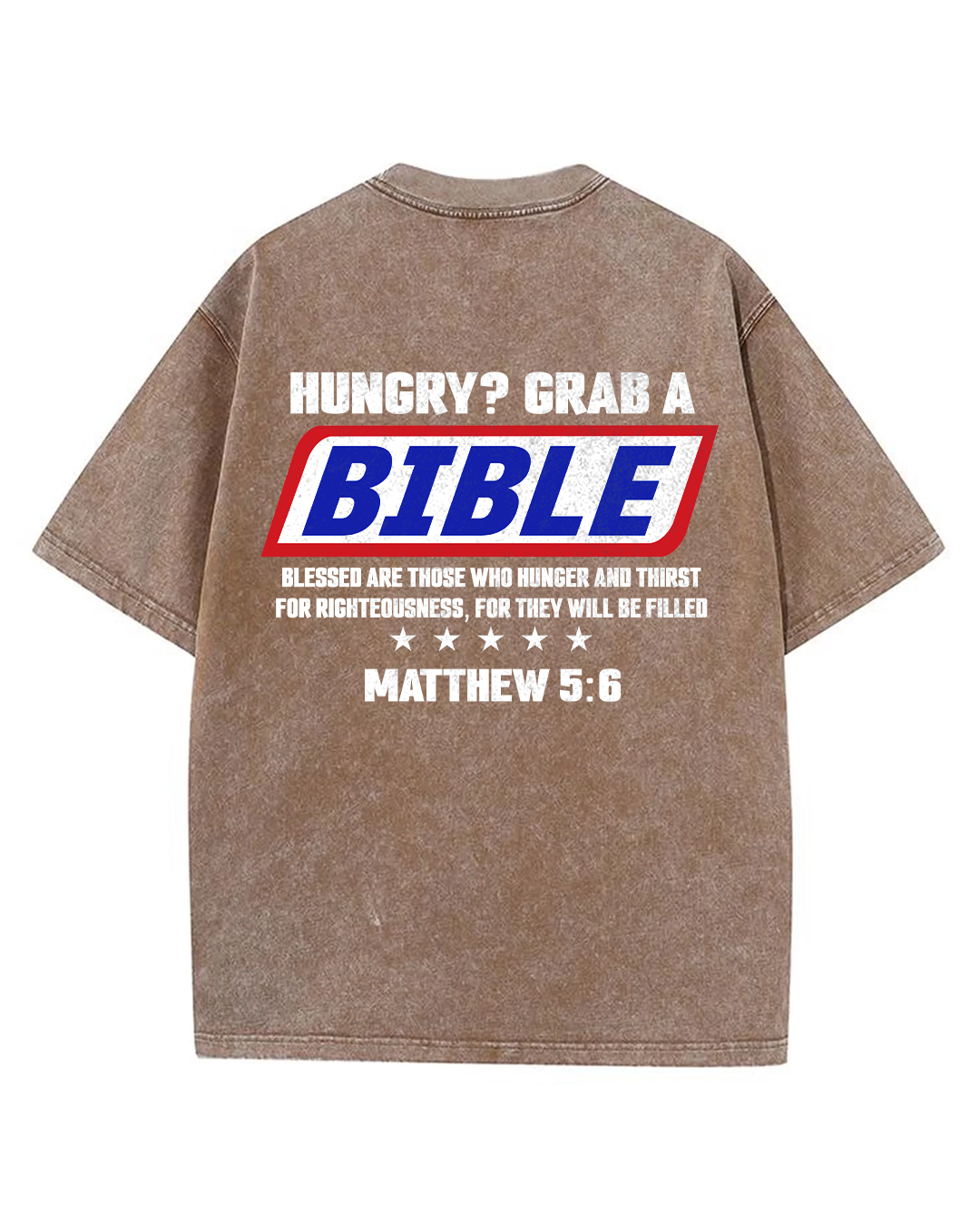 Grab a Bible - Oversized Washed T-Shirt