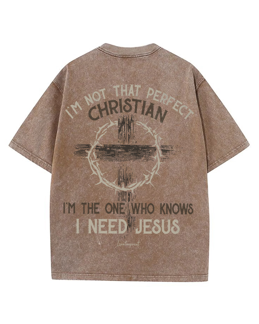 Imperfect Christian - Oversized Washed T-Shirt