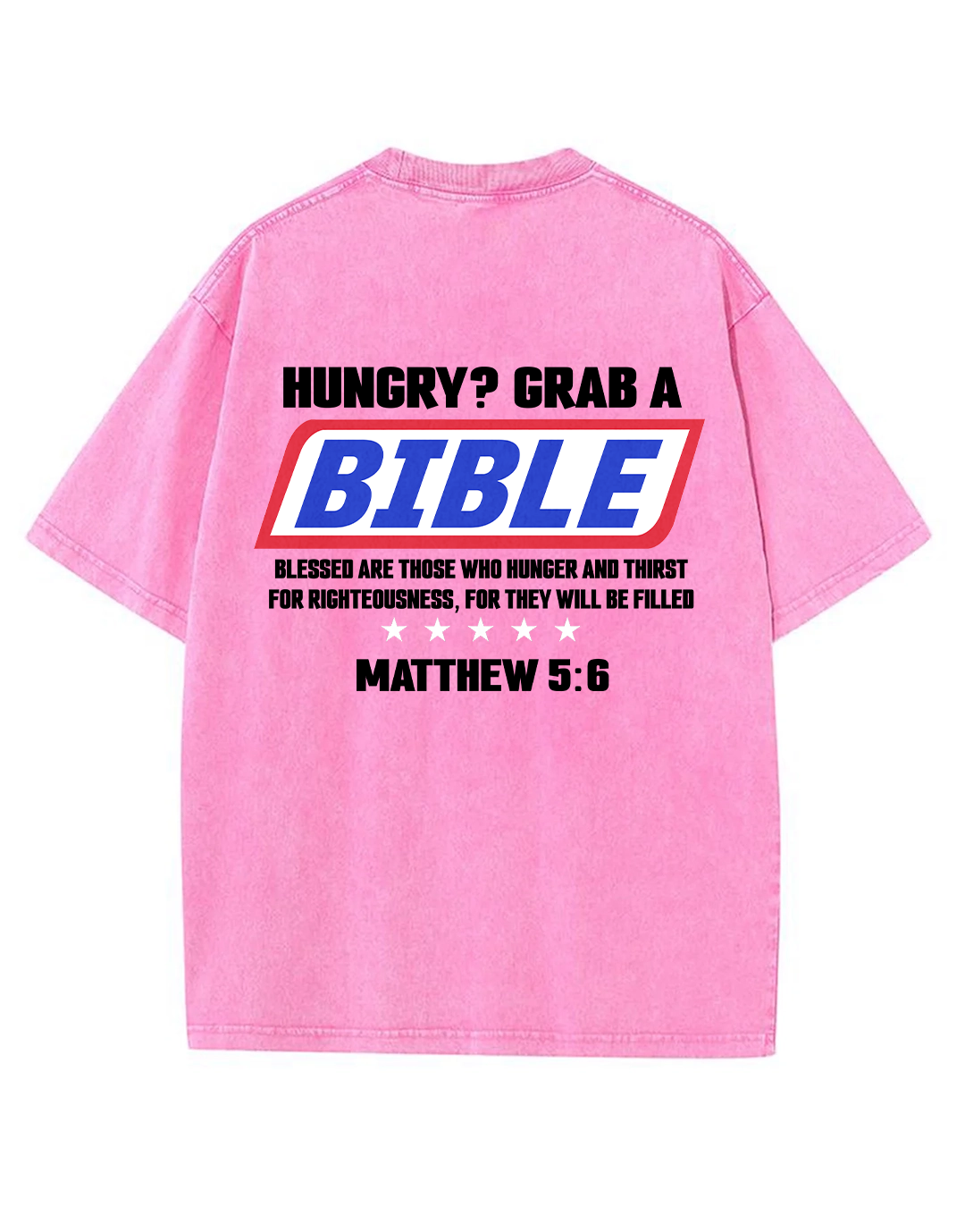 Grab a Bible - Oversized Washed T-Shirt