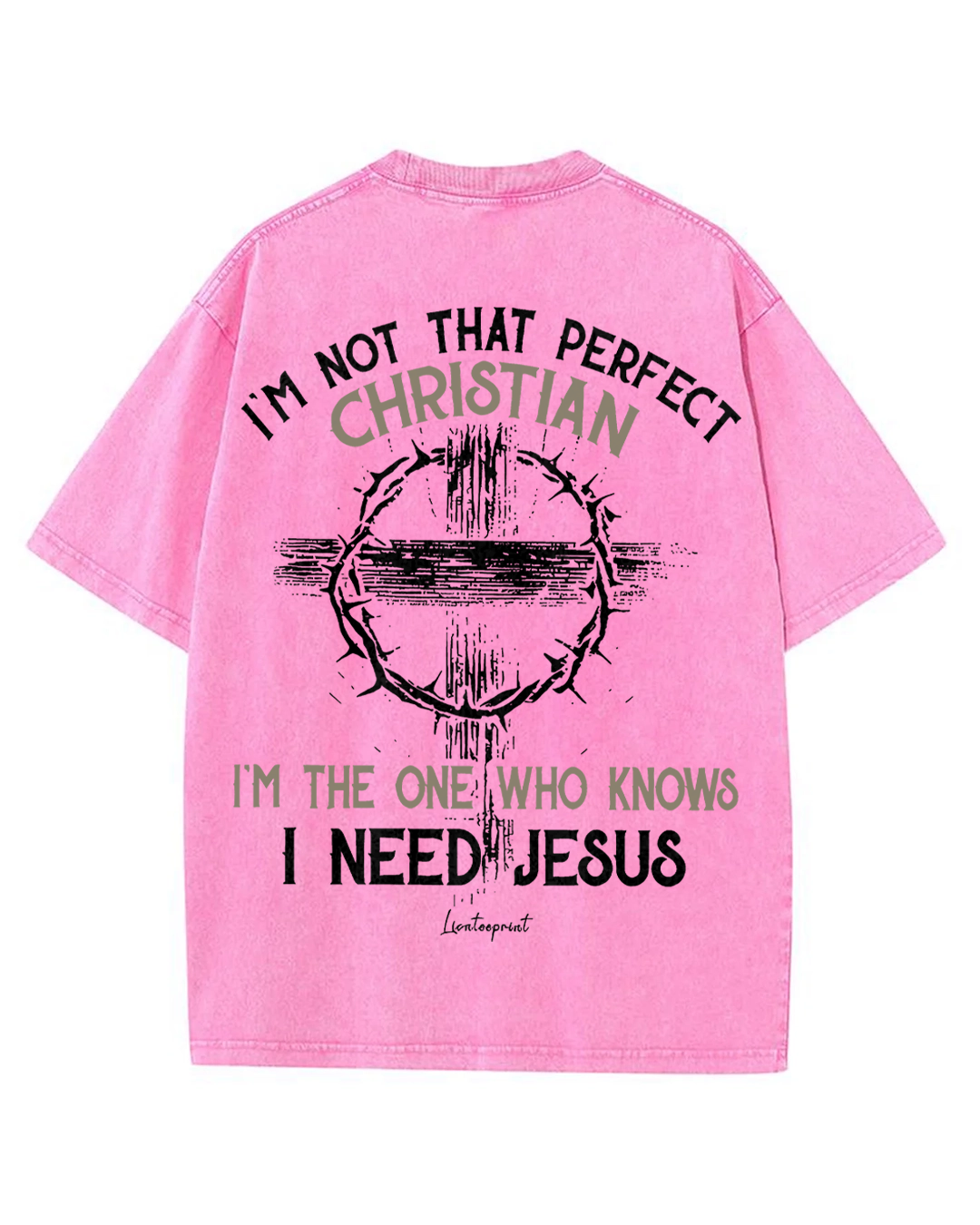 Imperfect Christian - Oversized Washed T-Shirt