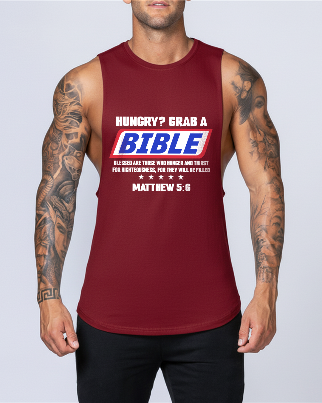 Grab a Bible - Men’s Drop-Armhole Muscle Tank