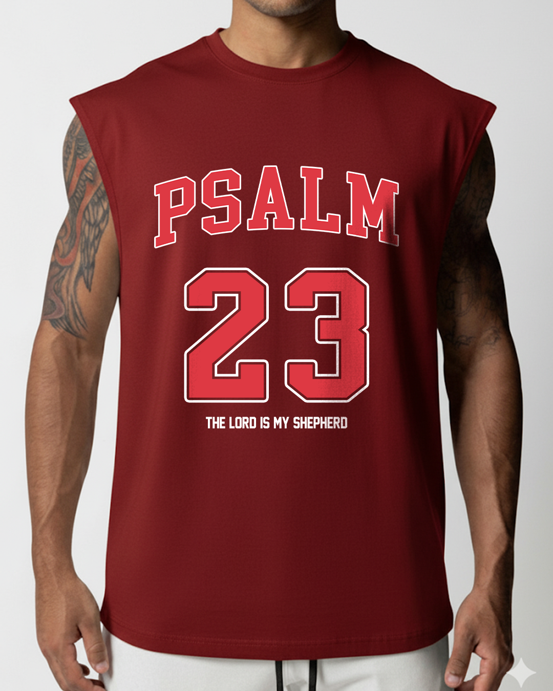 Psalm 23 - Men’s Sleeveless Cutoff T-Shirt