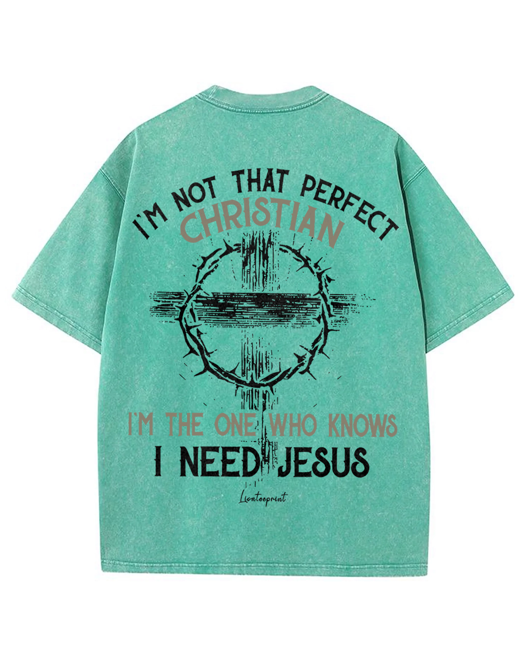Imperfect Christian - Oversized Washed T-Shirt