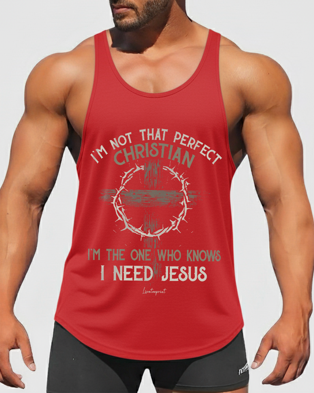 Imperfect Christian - Men’s Bodybuilding Stringer Tank Top