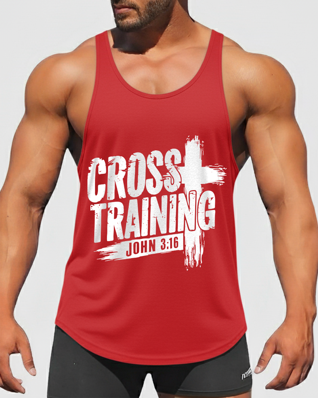 Cross Training John 3:16 - Men’s Bodybuilding Stringer Tank Top