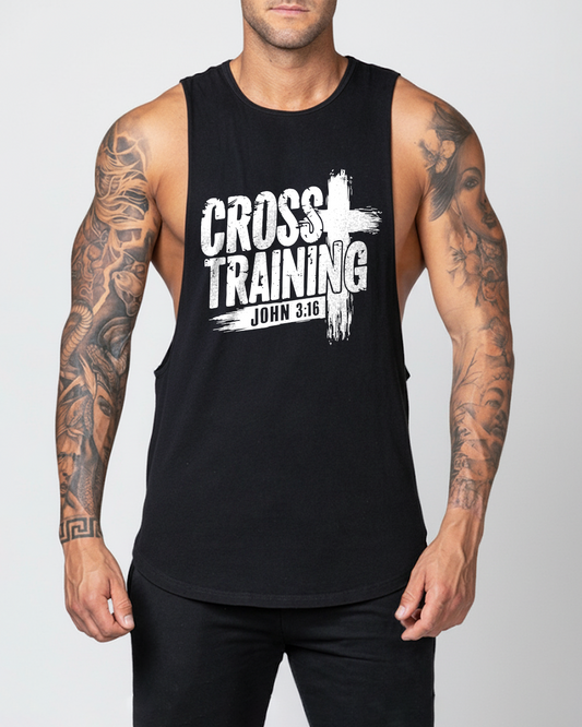 Cross Training John 3:16 - Men’s Drop-Armhole Muscle Tank