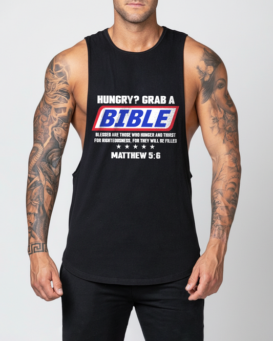 Grab a Bible - Men’s Drop-Armhole Muscle Tank