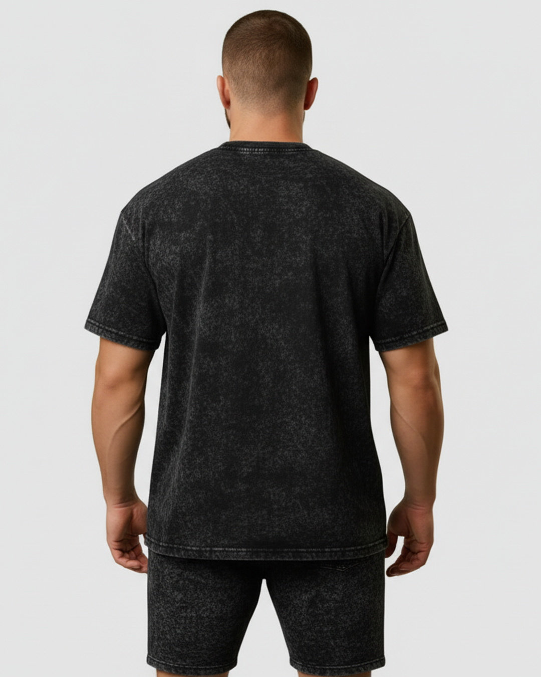 EAT SLEEP GYM REPEAT - Oversized Washed T-Shirt