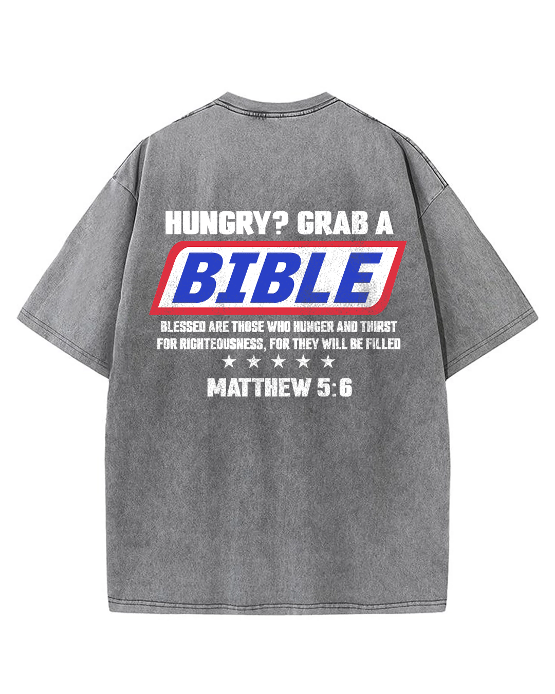 Grab a Bible - Oversized Washed T-Shirt