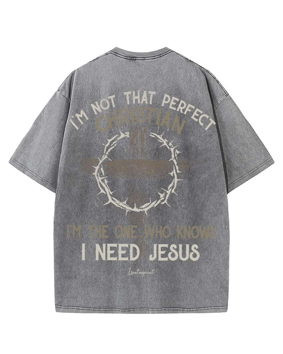 Imperfect Christian - Oversized Washed T-Shirt