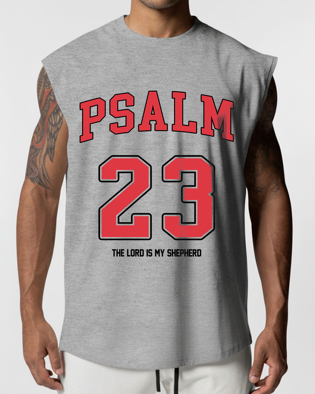 Psalm 23 - Men’s Sleeveless Cutoff T-Shirt