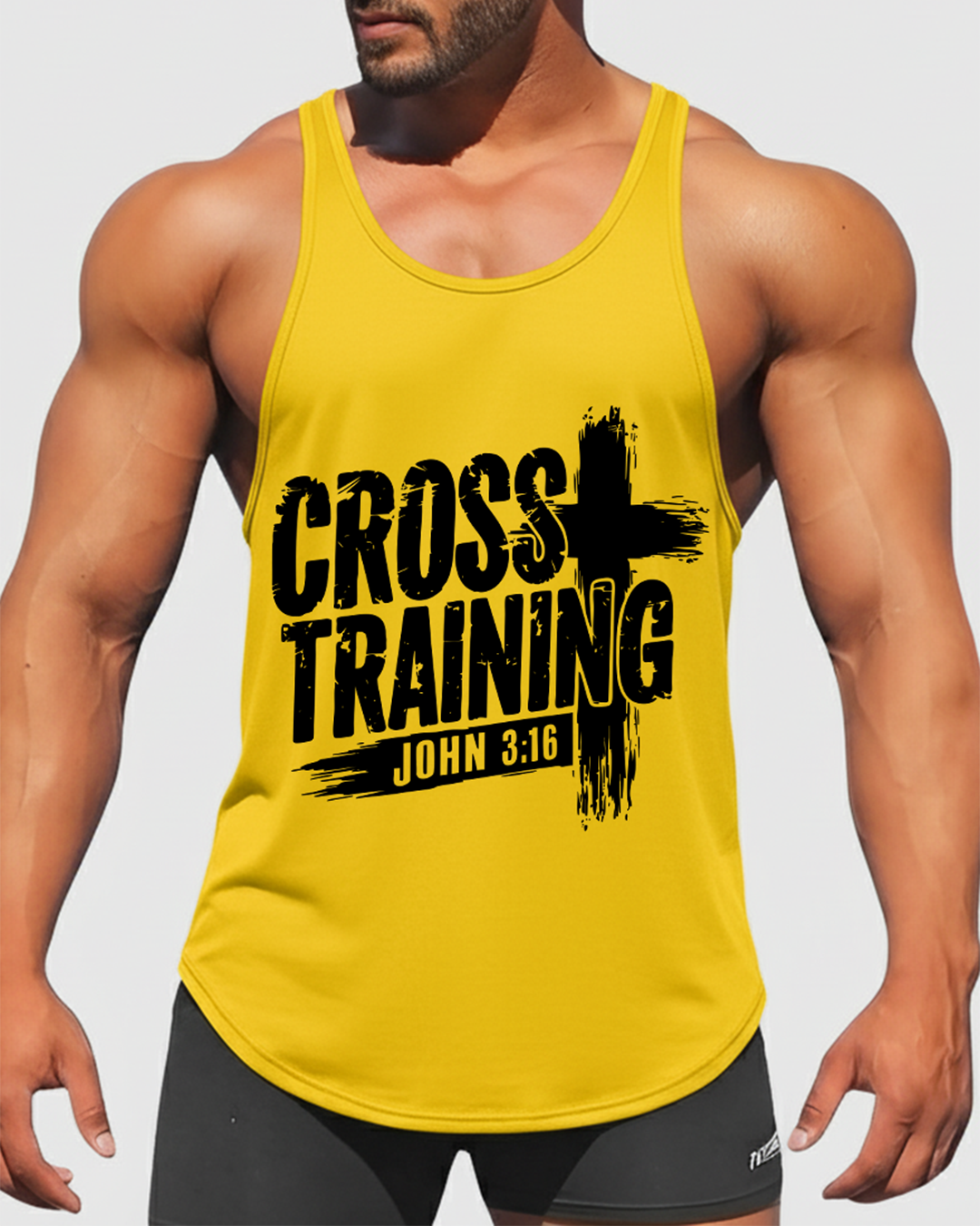 Cross Training John 3:16 - Men’s Bodybuilding Stringer Tank Top