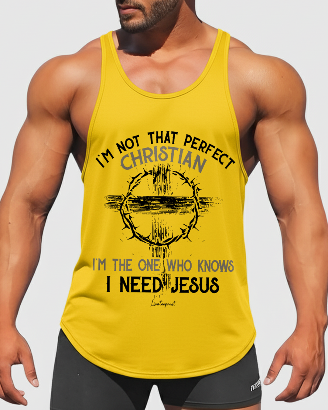 Imperfect Christian - Men’s Bodybuilding Stringer Tank Top