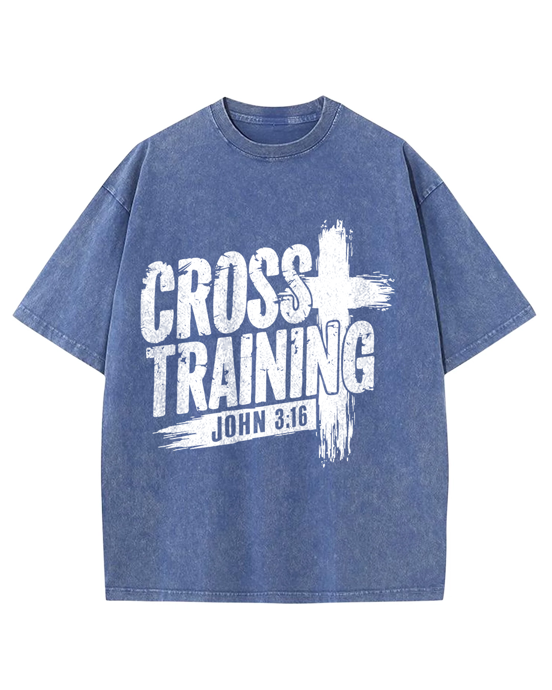 Cross Training John 3:16 - Oversized Washed T-Shirt