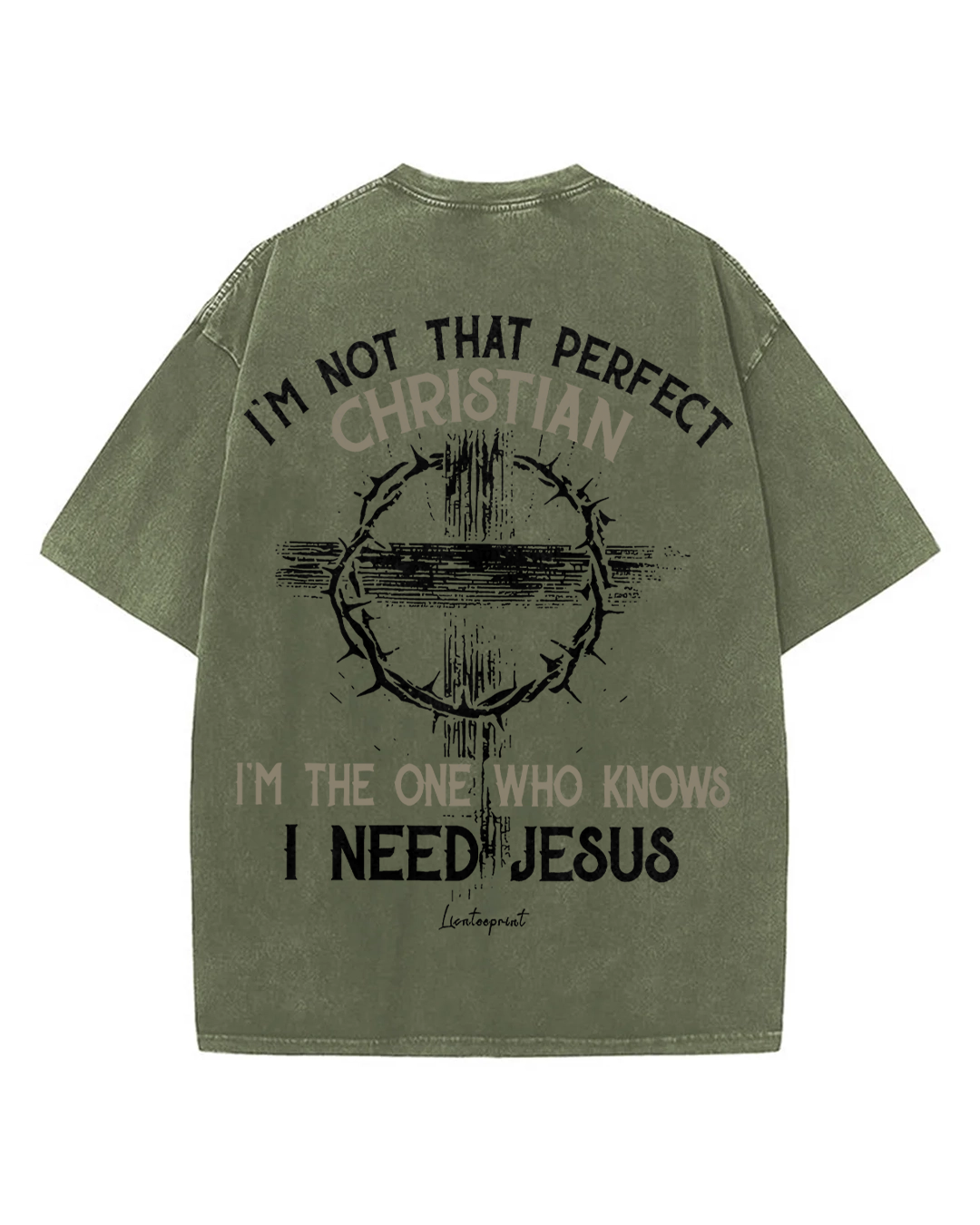 Imperfect Christian - Oversized Washed T-Shirt