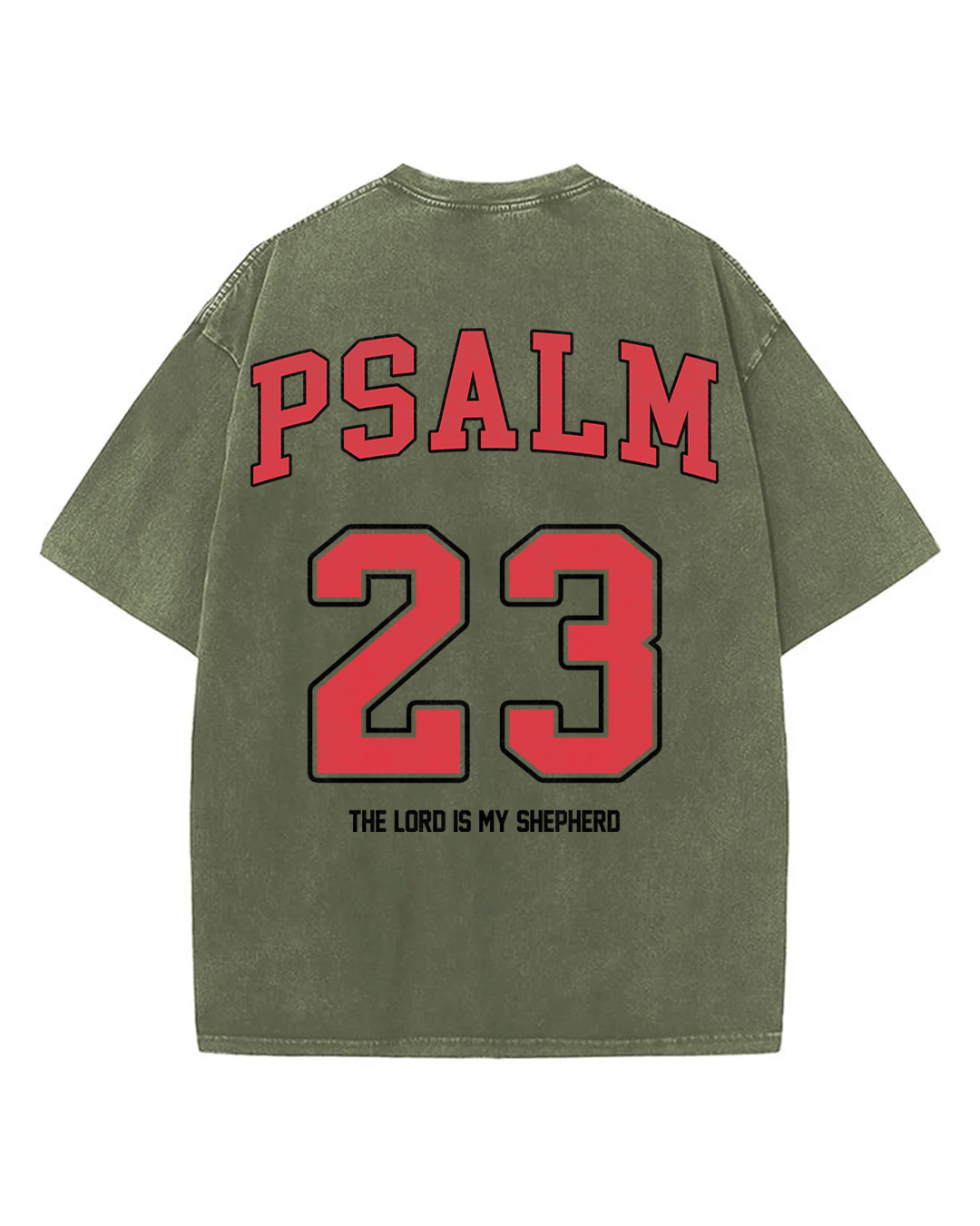 Psalm 23 - Oversized Washed T-Shirt