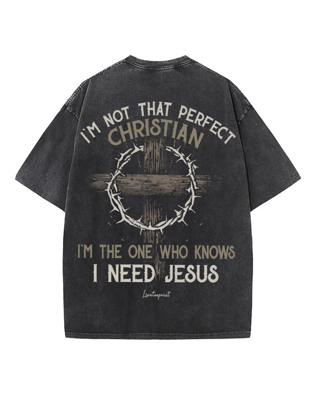 Imperfect Christian - Oversized Washed T-Shirt