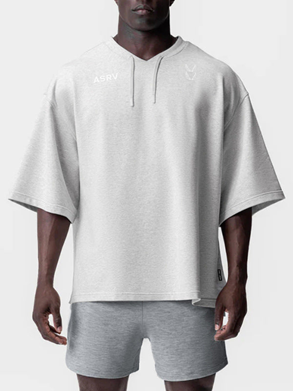 Oversized V-Neck Gym Tee
