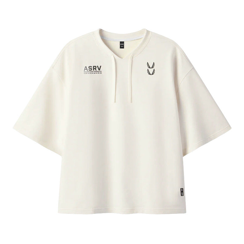 Oversized V-Neck Gym Tee