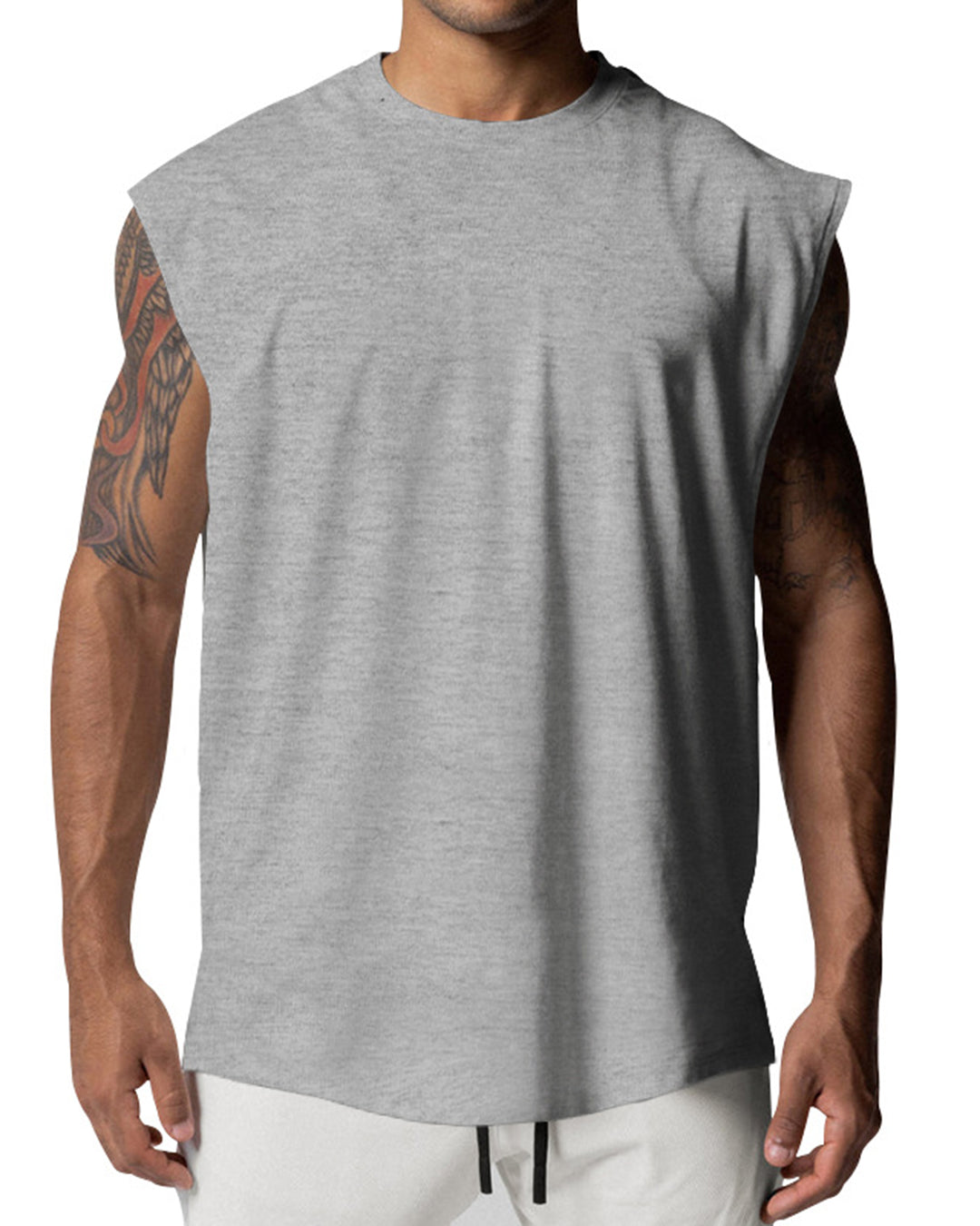 Men’s Sleeveless Cutoff T-Shirt