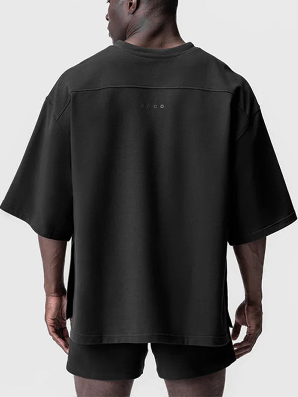 Oversized V-Neck Gym Tee