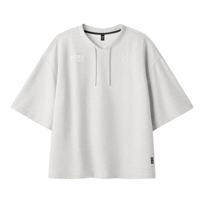 Oversized V-Neck Gym Tee