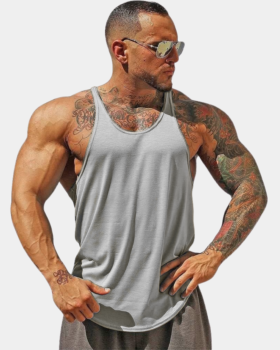 Men’s Bodybuilding Stringer Tank Top